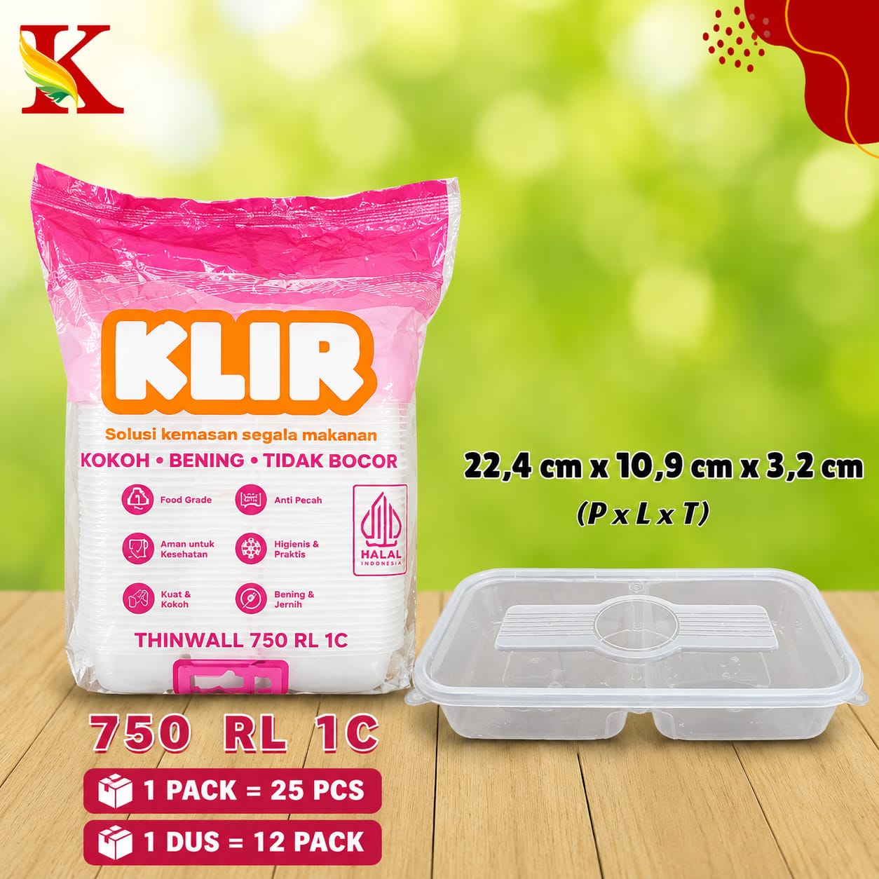 THINWALL KLIR SEKAT RL 1C 750 ML