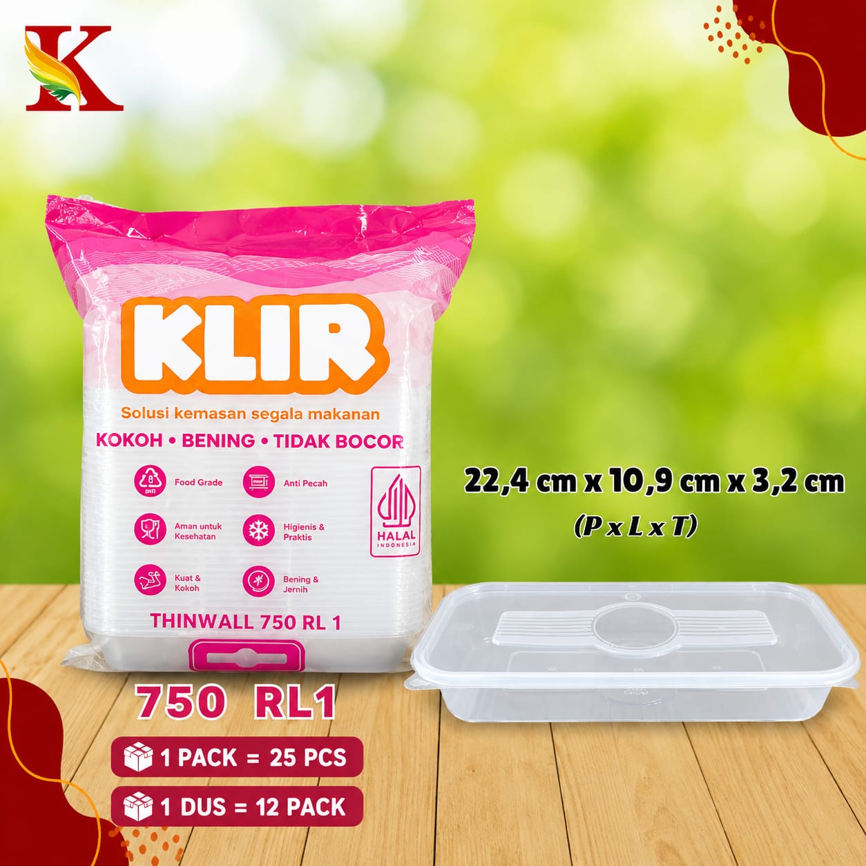 THINWALL KLIR SEKAT RL 1 750 ML