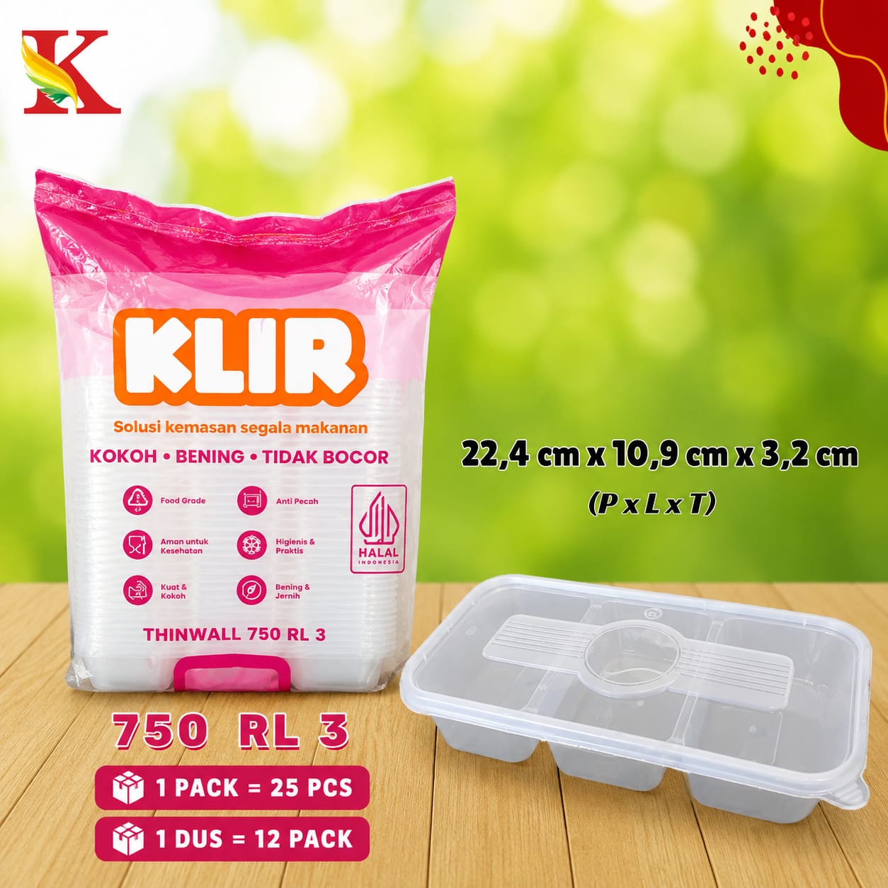 THINWALL KLIR SEKAT RL 3 750 ML