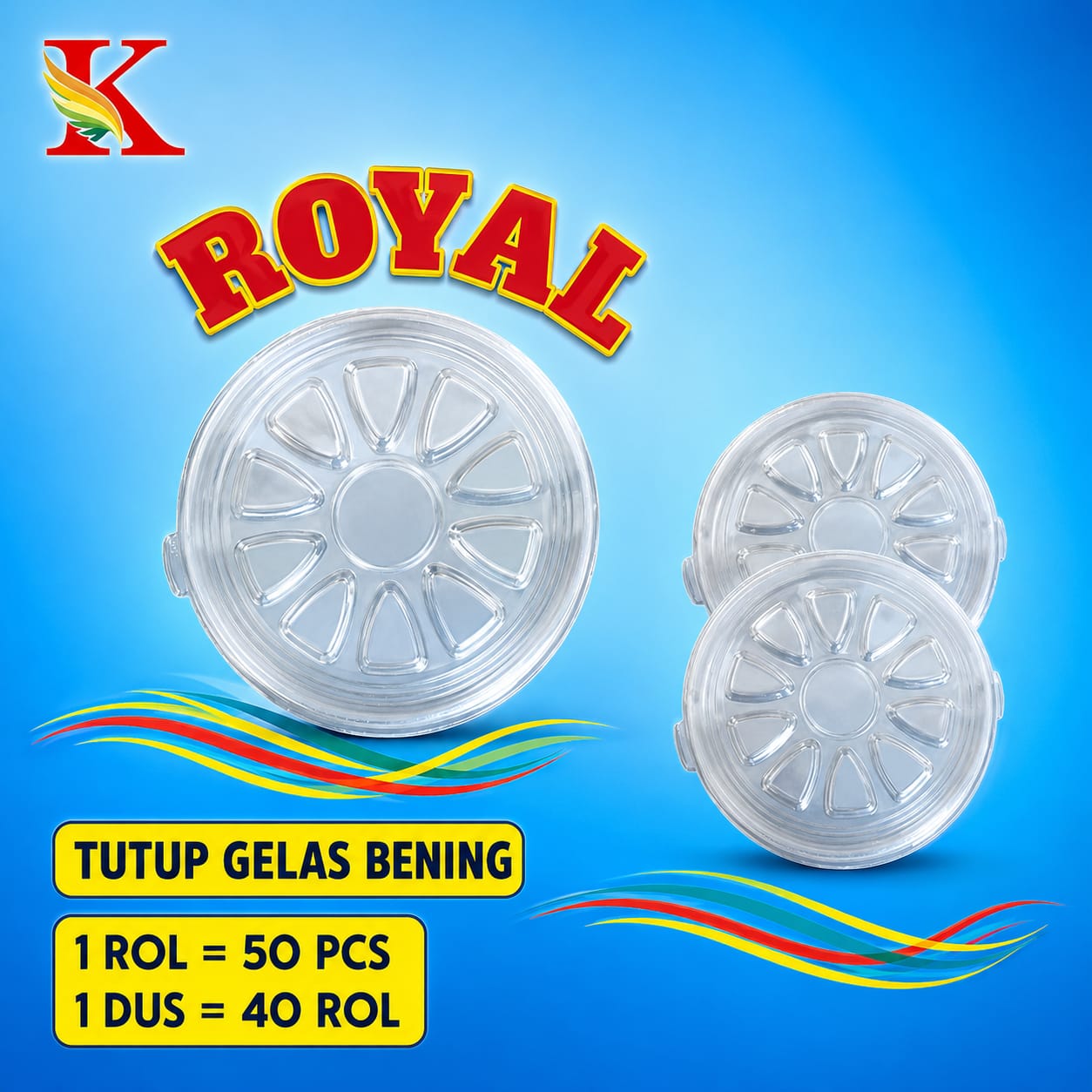 TUTUP GELAS ROYAL BENING