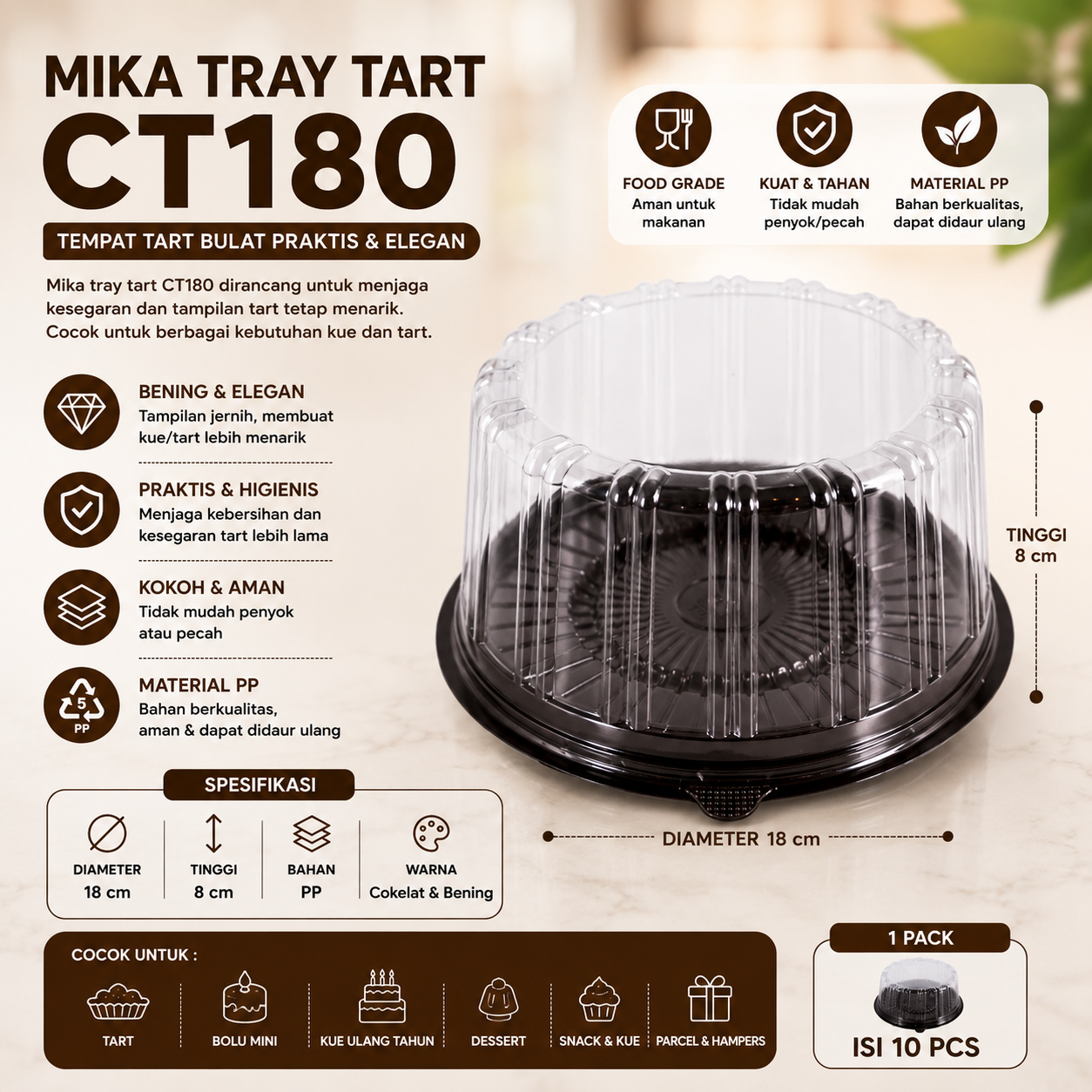 MIKA CT 180 @ 10 PCS