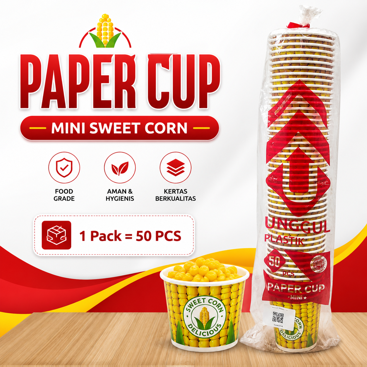 PAPER CUP MINI SWEET CORN