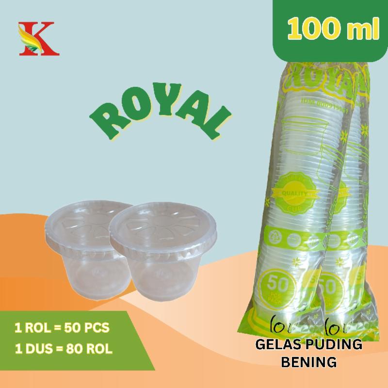 GELAS PUDING ROYAL BENING 100 ML