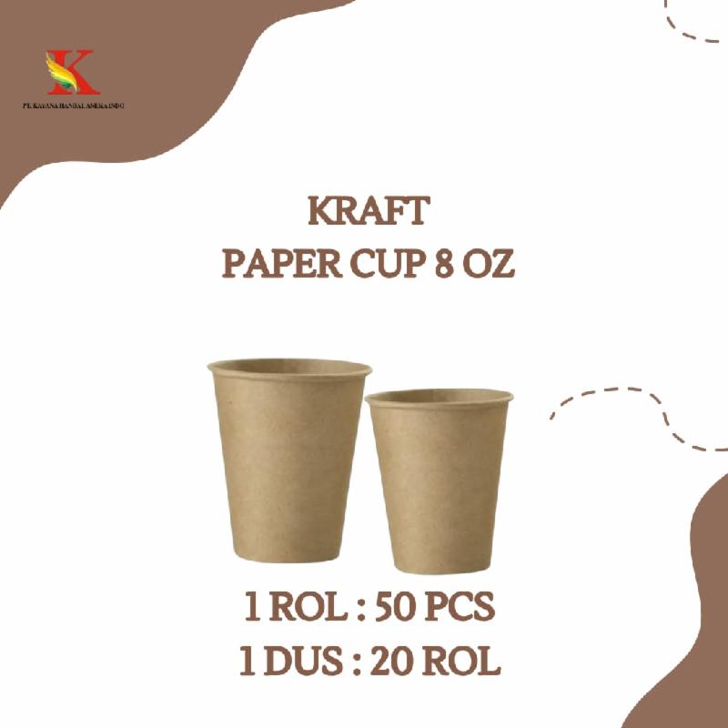 KRAFT PAPER CUP 8 OZ