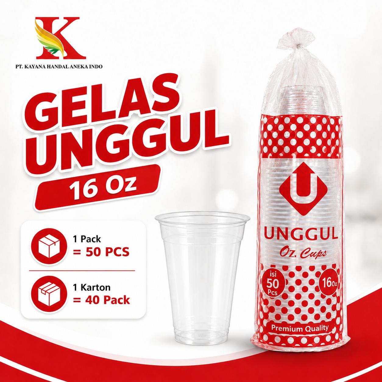 GELAS UNGGUL 12 OZ