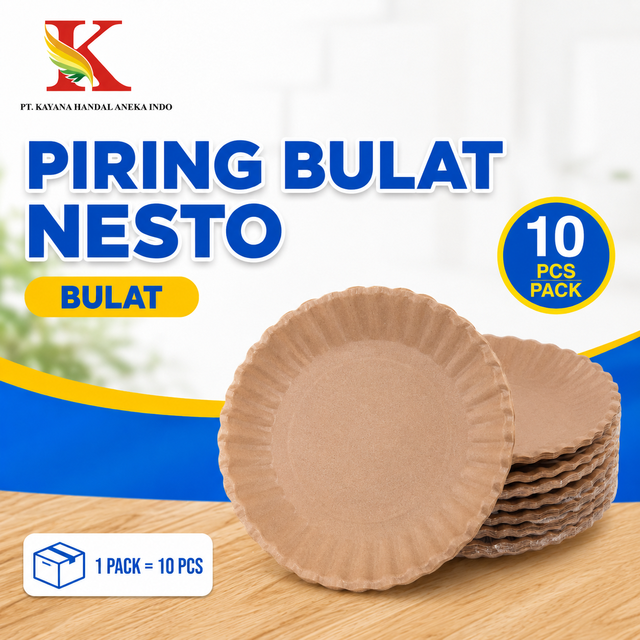 PIRING KERTAS BULAT KRAFT NESTO