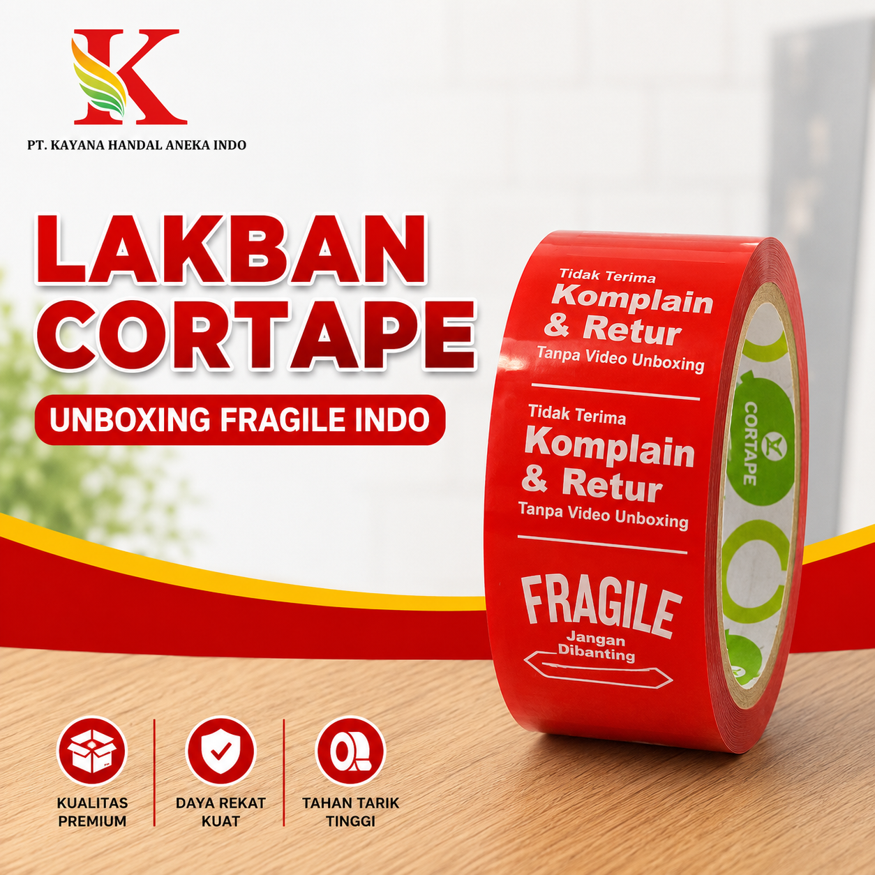 LAKBAN CORTAPE - UNBOXING FRAGILE INDO