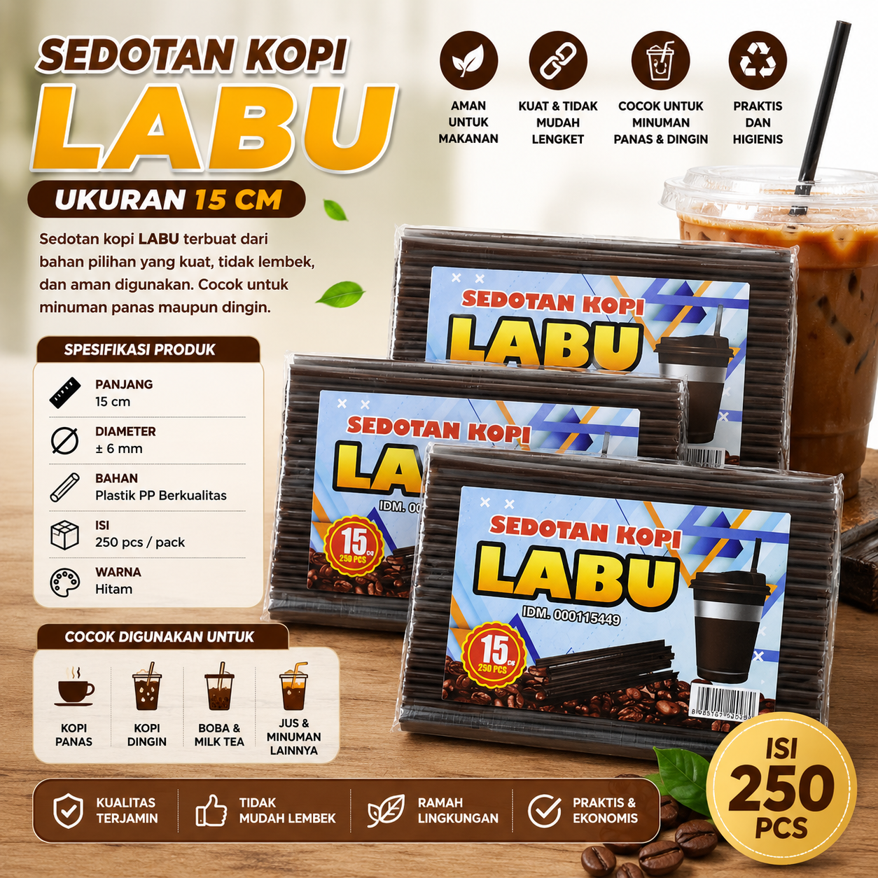 SEDOTAN KOPI LABU 15 CM