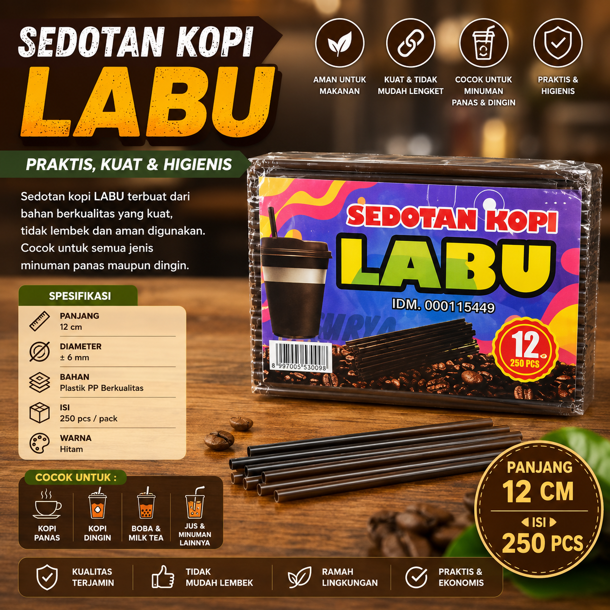 SEDOTAN KOPI LABU 12 CM
