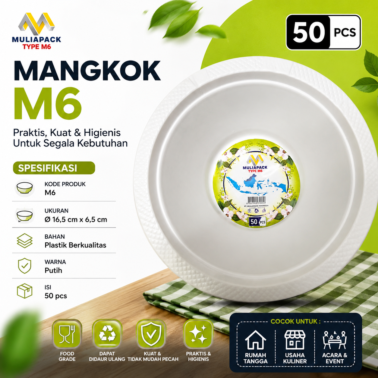 MULIAPACK MANGKOK M6