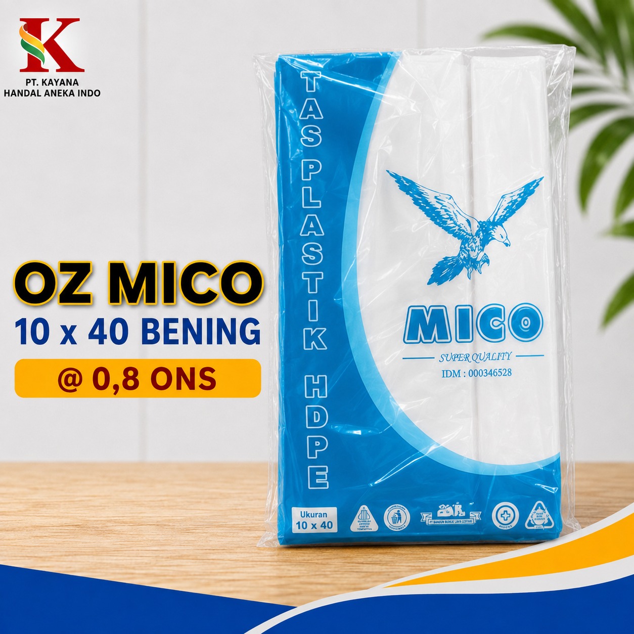 HD OZ MICO 10 x 40 BENING @ 0,8 ONS