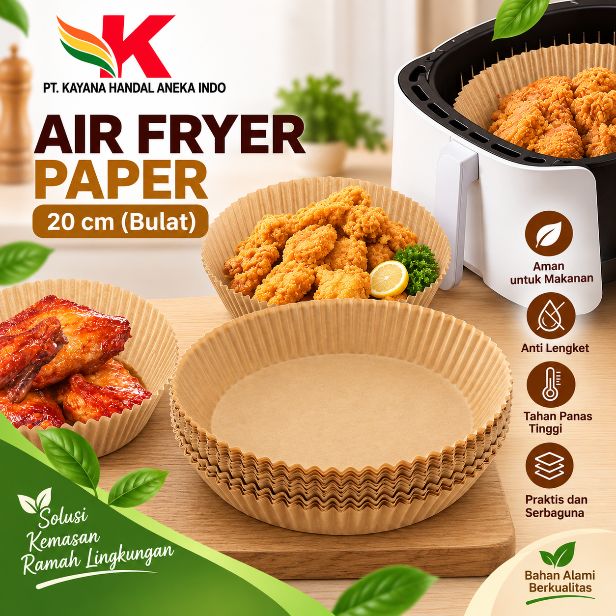 AIR FRYER PAPER 20 CM - BULAT