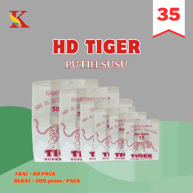 HD TIGER 35 PUTIH SUSU @ 60 PACK