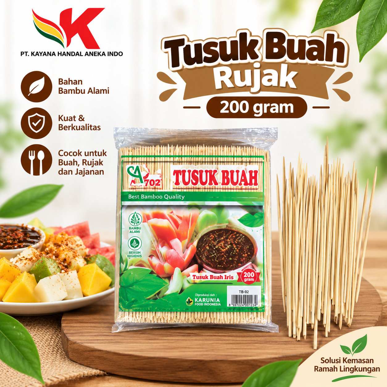 TUSUK BUAH RUJAK 200 GR