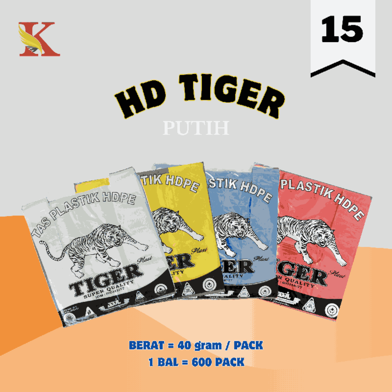 HD TIGER 15 PUTIH SUSU @ 40 gr