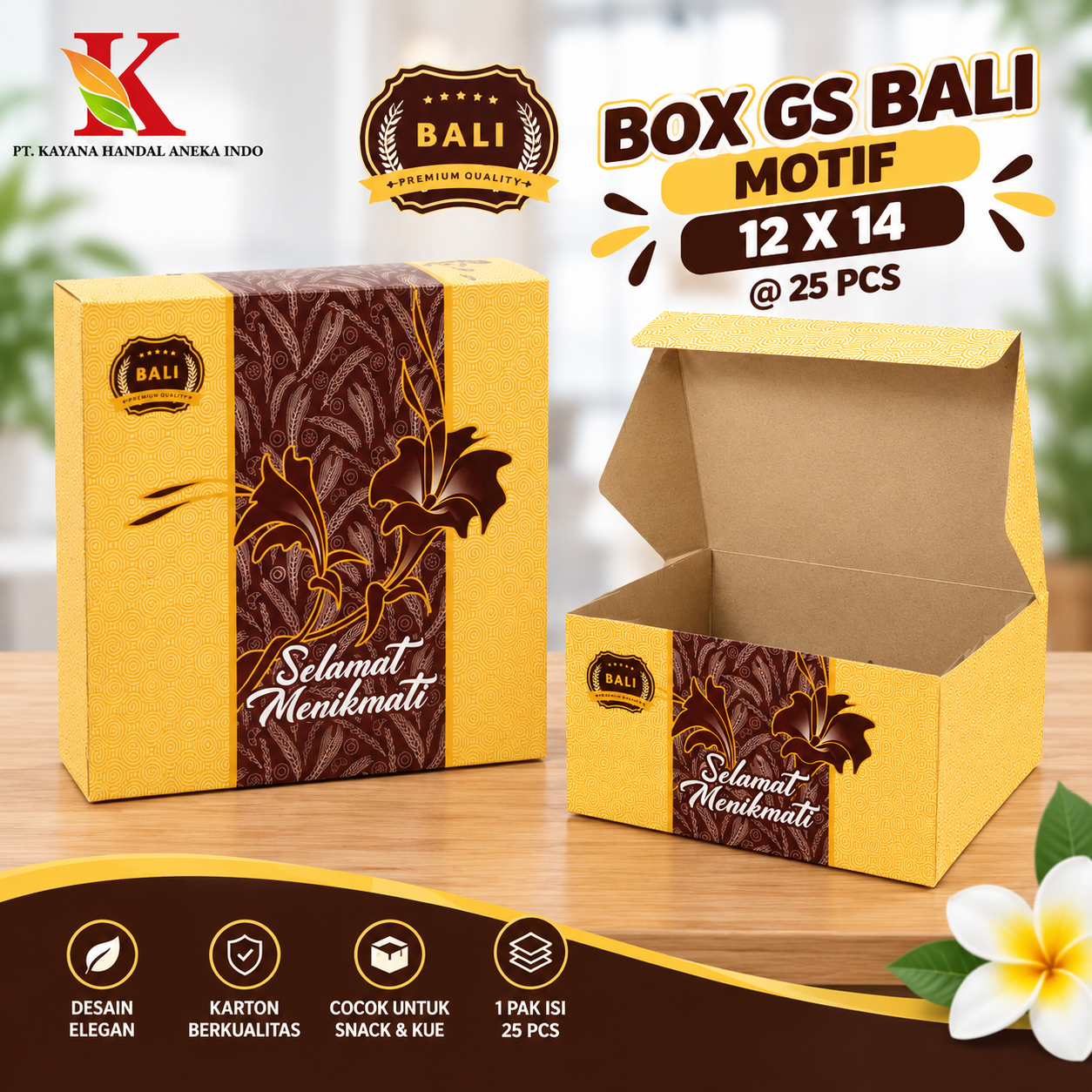 BOX GS BALI MOTIF 12 x 14 @ 25 PCS