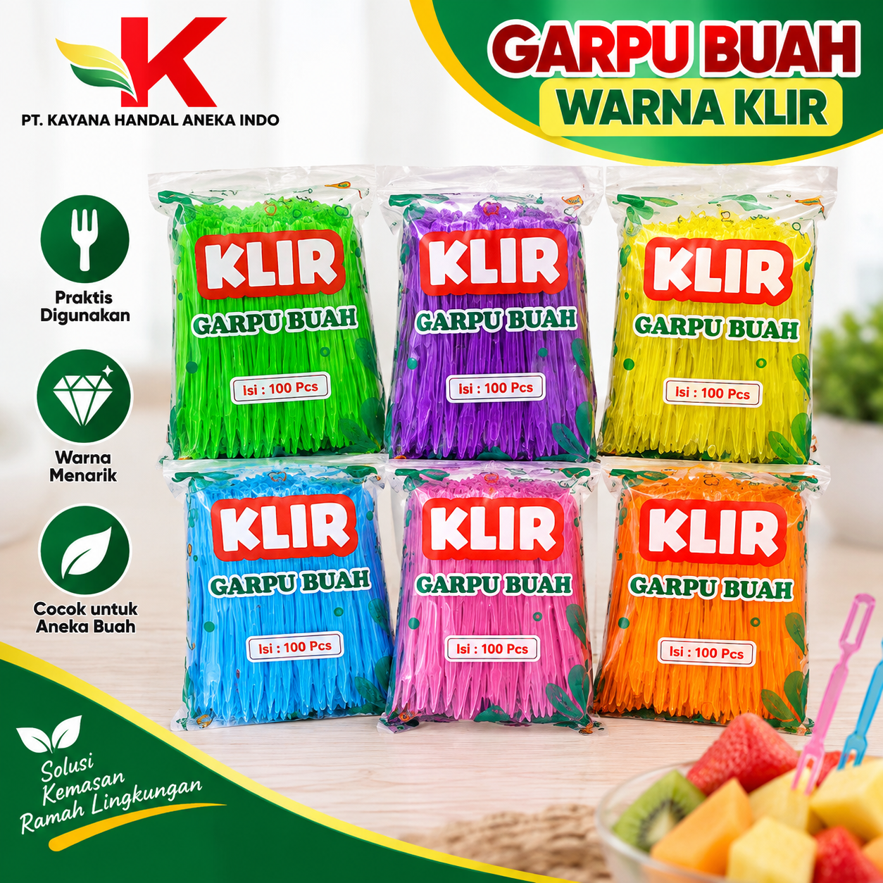 GARPU BUAH WARNA KLIR