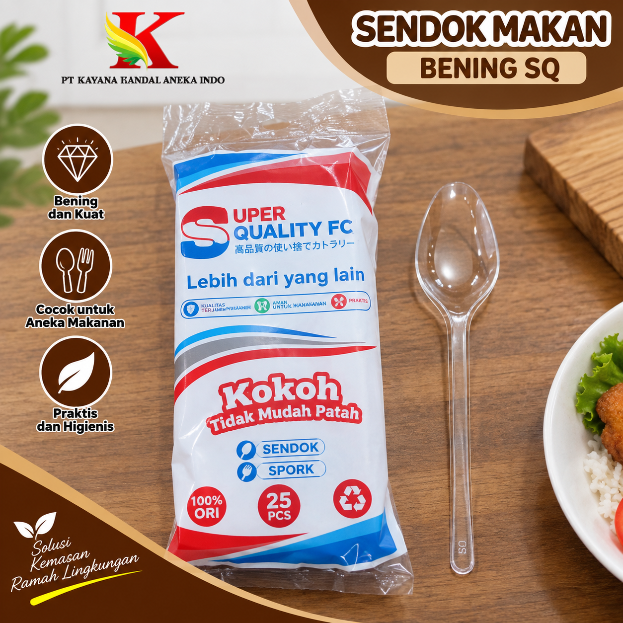 SENDOK MAKAN BENING SQ
