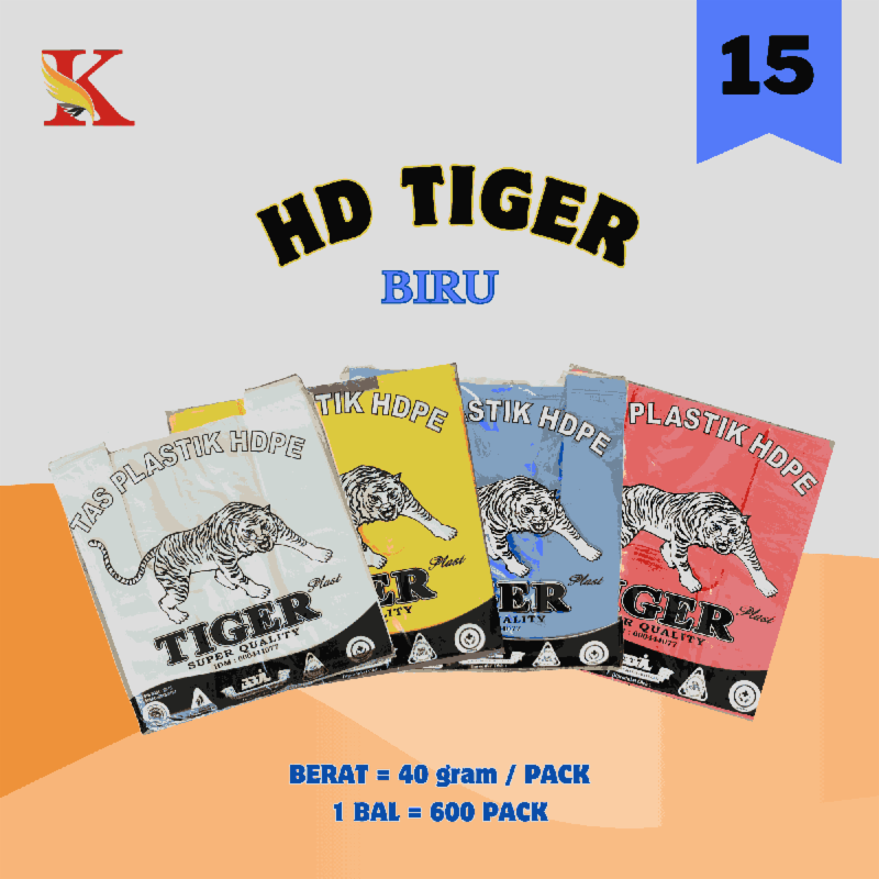 HD TIGER 15 BIRU @ 40 gr