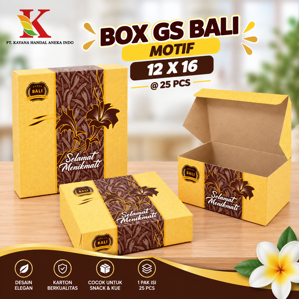 BOX GS BALI MOTIF 12 x 16 @ 25 PCS