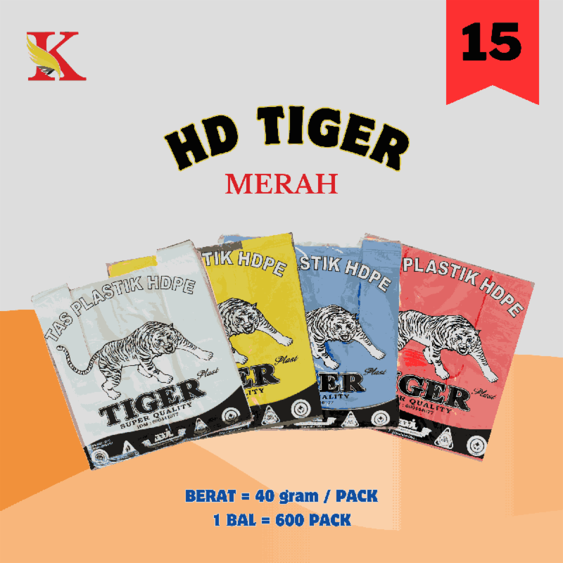HD TIGER 15 MERAH @ 40 gr